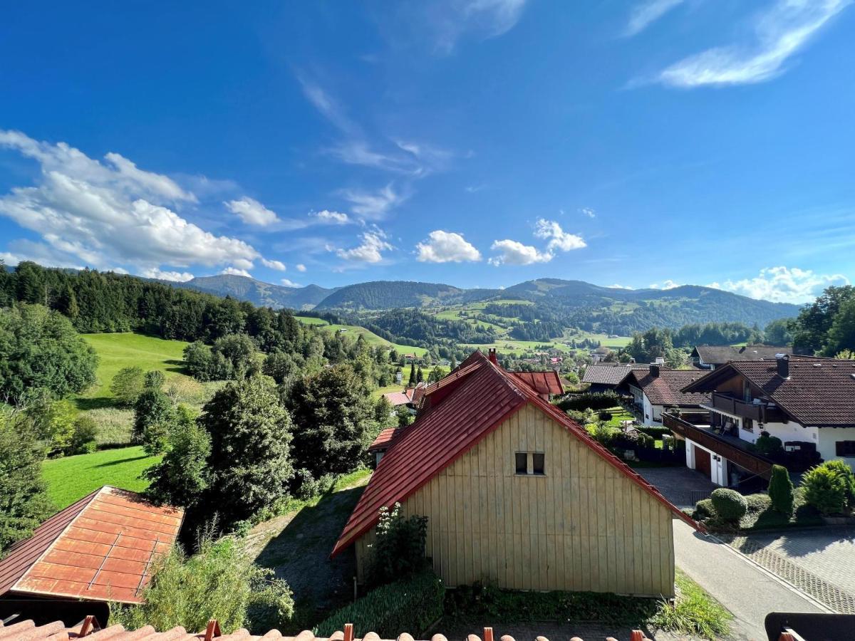 Alpenliebe-Mit Bergblick Lägenhet Oberstaufen Exteriör bild