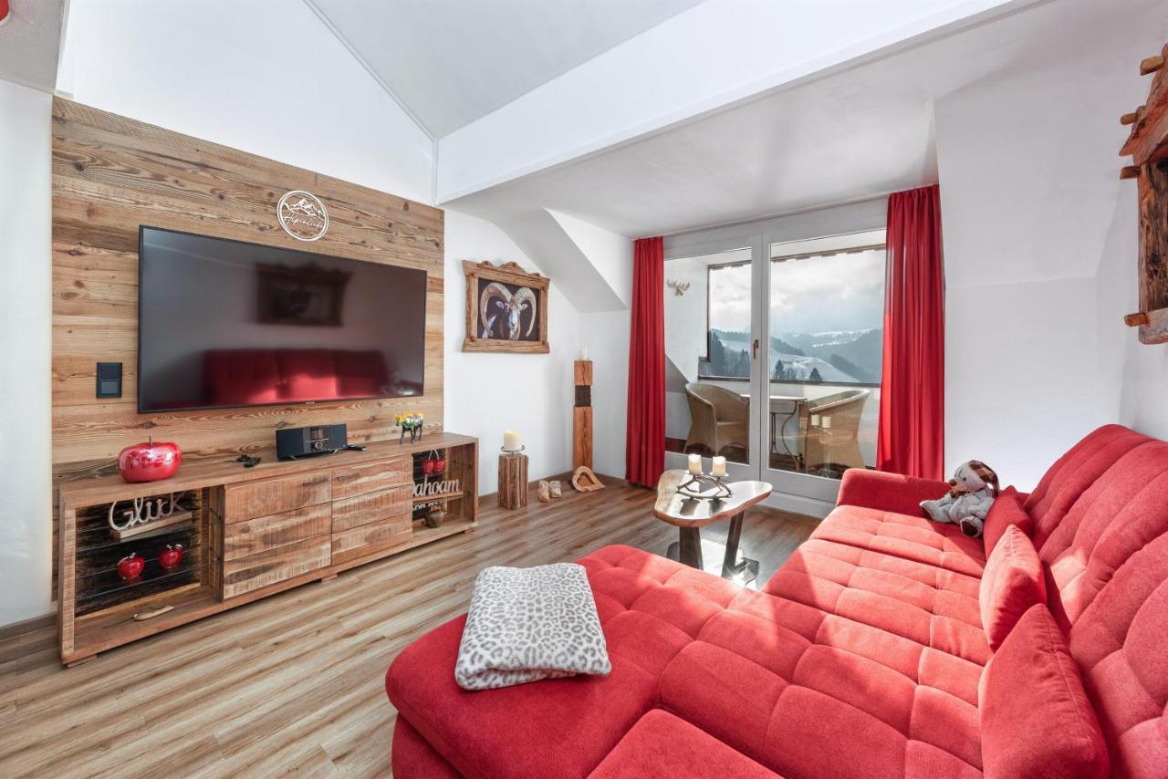 Alpenliebe-Mit Bergblick Lägenhet Oberstaufen Exteriör bild